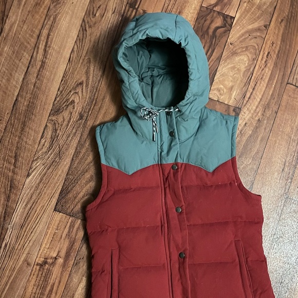 Incredibly Rare Drumfire Red Mushroom Patagonia Bivy Vest XS - Picture 2 of 8